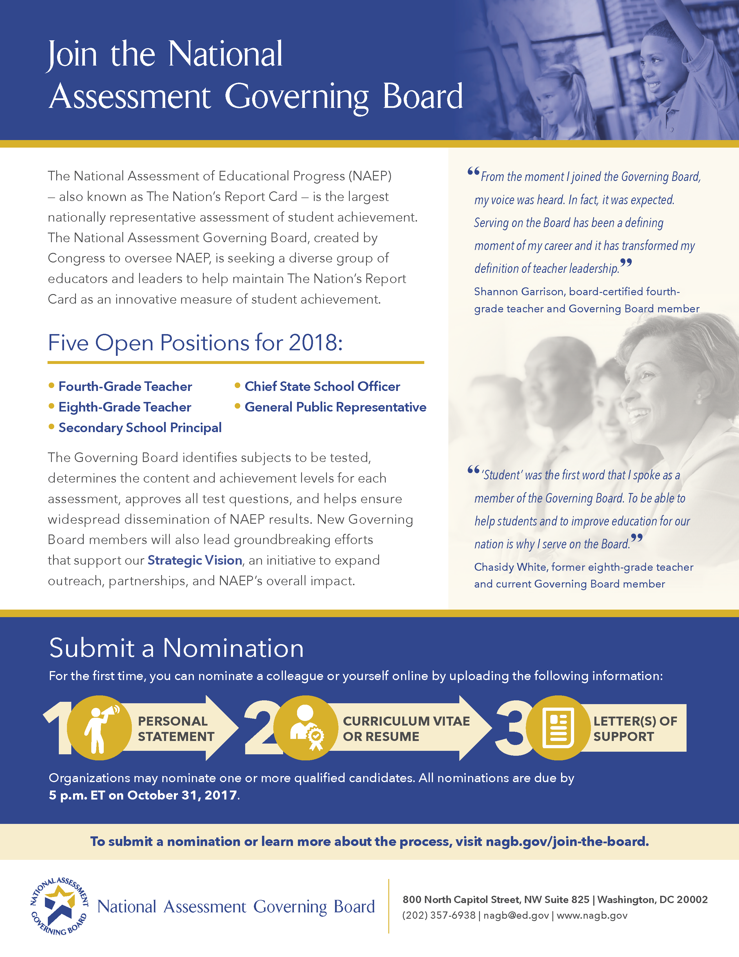 2018 Nominations Campaign